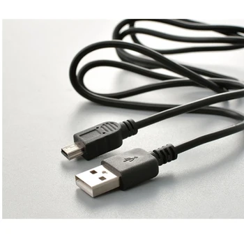 1 vnt-100 cm Ilgio Juoda USB 2.0 A Male į Mini USB B Male Kabelio Adapteris 5P MP3 MP4 Grotuvas