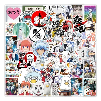 10/50Pcs Juokinga GINTAMA Lipdukai Vaikams Klasikinis Žaislai Takasugi Shinsuke Animacinių filmų Anime 