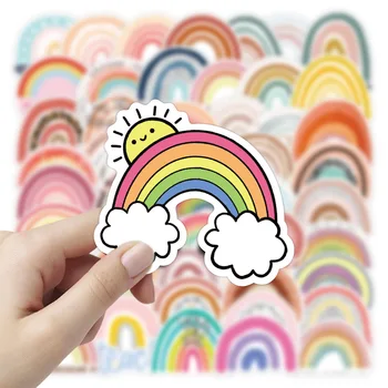 10/50PCS Rainbow Bridge Animacinių filmų Lipdukai Mergina Vaikų Žaislai Nešiojamas Šaldytuvas, Telefonas, Bagažo Grafiti Lipdukai Lipdukas