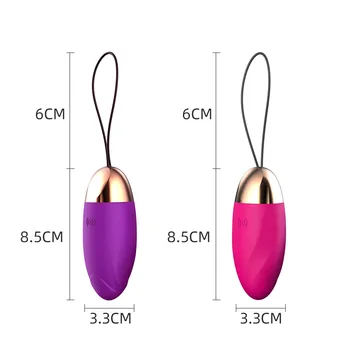 10 Greičių Vibruojantis Kiaušinis USB Įkrovimo Vibratoriai Vandeniui Sekso Žaislai Moterims Naudotis Makšties Klitorio Stimuliacijos G-spot Masažas