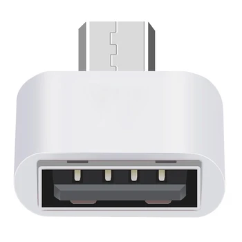 1pc Duomenų Nešiojamų OTG Konverteris, Micro USB Male Į USB 2.0 Female Adapter Xiaomi 