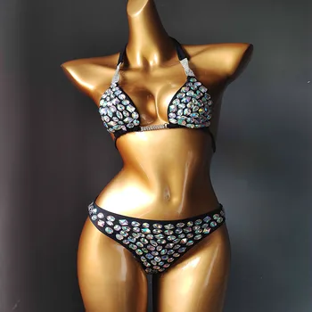 2020 venera atostogų naujas stilius daimond bikini maudymosi kostiumėliai, kalnų krištolas push up maudymosi kostiumai seksualus moterų paplūdimio
