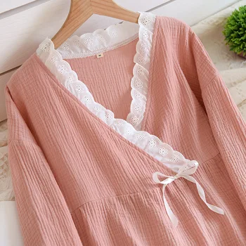 2021 Japonijos naująją pavasario ir vasaros plonas homewear, grynos medvilnės pižama nėščioms moterims, po gimdymo namų slaugos paslaugos