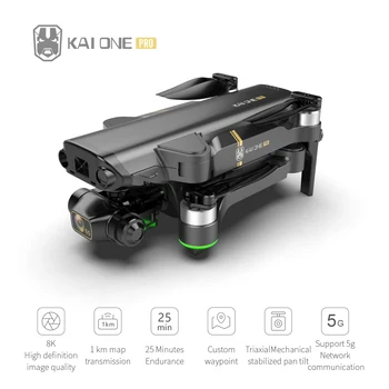 2021 KAI VIENAS Pro Drone 4K 8K HD Mechaninė 3-Ašis Gimbal Dual Camera 5G Wifi GPS Profesinės Rc Quadcopters Dron Žaislai, Dovanos
