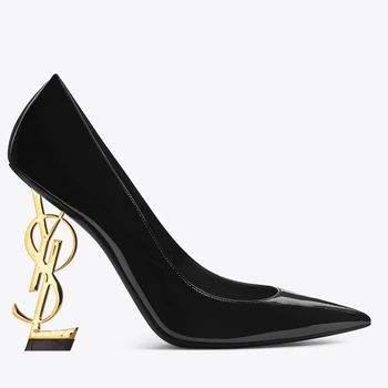 2021 klasikinis prabangos prekės nekilnojamojo odos ponios stiletto kulniukai ultra light raidžių ponios vieną batų dydį, 34-43