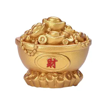 2021 Kraštovaizdžio Ornamentu Mini Dervos Raudona Sėkmės Medis, Kinų Aukso Luito 