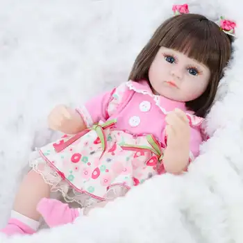 42cm Realus Gyvas Baby Doll, Rankų darbo Silikono Vinilo Naujagimių Lėlės, Žaislai Mergaitėms Dovanų