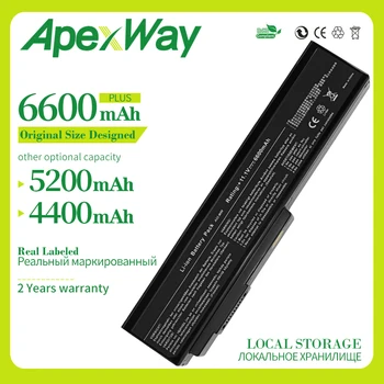 Apexway 6600 mAh Naujas Nešiojamas Baterija Asus N61J N61Jq N61V N61Vg N61Ja N61JV N53 M50 M50s N53S A32-M50 A32-N61 A32-X64 A33-M50