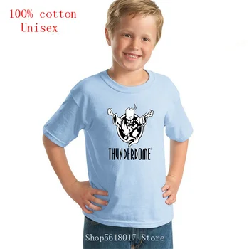 Berniukų iki 2021 m. Vasaros Atsitiktinis marškinėliai vaikams Spausdinti Thunderdome Hardcore (2) marškinėliai trumpomis Rankovėmis T-marškinėliai Medvilnės Tees Viršūnės