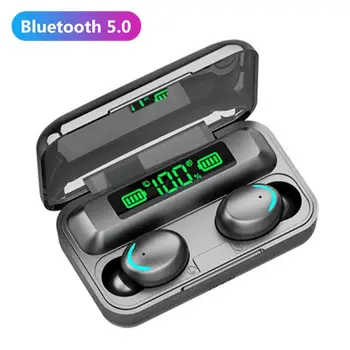 Bluetooth 5.0 Belaidės Ausinės 9D Stereo Įkrovimo Sporto WaterproofHiFI Belaidžio sporto Ausinės, skirtos 