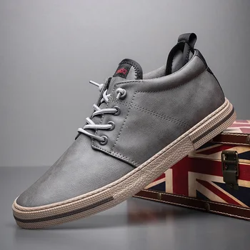 Britų Stiliaus Vyrų Paprastas Laisvalaikio Bateliai Pavasario Rudens Laikotarpiu Vyrų Laisvalaikio Batai Prabanga Kvėpuojantis Mokasīni Sneaker Off White Bateliai