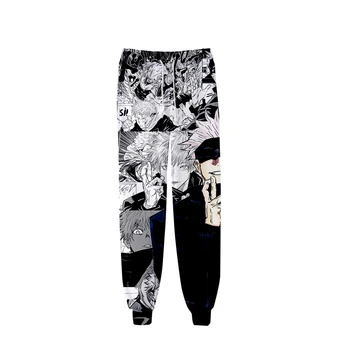 Cool Anime džiudžiutsu kaisen Kelnės 3D Mados Jogger Ziajać Moterims/Vyrams Streetwear Ilgas Kelnes Harajuku Karšto Pardavimo Sweatpants Kelnės