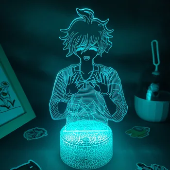 Danganronpa Anime Pav V3 Rantaro Amami 3D Led Naktinis Apšvietimas Neon Dovanos Draugams RGB Žaidimas Lava Lempa Miegamasis Stalo Apdailos