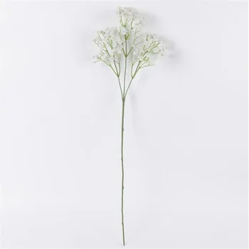 Dirbtinis Gypsophila Gėlių Geros Kokybės Baltos Plastikinės Muilinių Gubojų 130 Vadovai Vestuvių Birdal Puokštė Gėlių