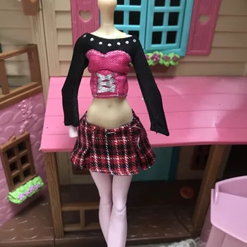 Drabužių ir sijonas Monster High School Lėlės Drabužiai bratz lėlės Drabužiai Monster High Lėlės Priedai už lėlė 30cm