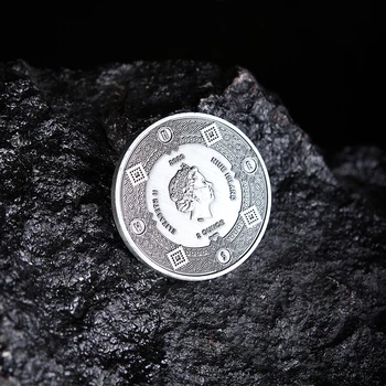 Dropshipping Aukštos kokybės Kopija Monetos 2021 horeljefai Progines monetas, Tuvalu 12 Zodiako Žvaigždynas Spalvos Sidabro Moneta