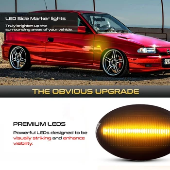 Eilės Indikatorių LED Šoninis Posūkio Signalo Dinaminis Šviesos Indikatorius Opel Astra F, Vectra C Combo C vectra b A Tirgra A susitikę sintroje