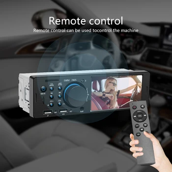 Eunavi Autoradio Automobilio Stereo Radijo Multimedia Player Jutiklinis Ekranas FM, Aux Įvestis SD USB AUX 12V In-dash 1 din 4.1