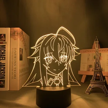 High School DxD Anime LED Šviesos Namų Puošybai Gimtadienio Dovana Komiksų 3D Naktį Šviesos Ria Gremory Neonas Ženklai Kambarys