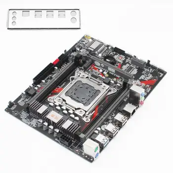 JGINYUE X79 motininė plokštė LGA 2011 rinkinys rinkinį su Xeon E5 2620 V2 procesorių ir DDR3 16 GB(4*4 GB) REG ECC atminties X79M PLIUS