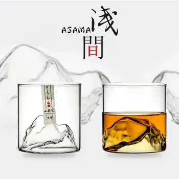 Kanyama formos arbatos puodelio Asamayama taurės karščiui atsparaus stiklo meno raudonojo vyno taurė balto vyno taurė