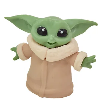 Karšto Pardavimo Star Wars Kūdikių Yoda Veiklos, Žaislų, 5-6 cm Vaikų Gimtadienį Festivalis Dovanos, Kambario Papuošalai