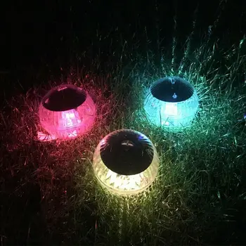 Kintama Šviesos diodų (LED) Diskoteka Šviesos Baseinas Vandeniui LED Saulės energiją, Įvairių Spalvų Keitimas Vandens Drift Žibintas Žibintai