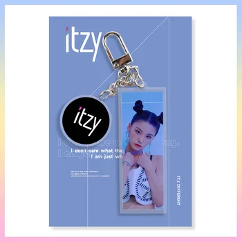KPOP ITZY Key Chain Naują Albumą WANNABE Maišelį Pakabukas Priedai Yeji Ryujin
