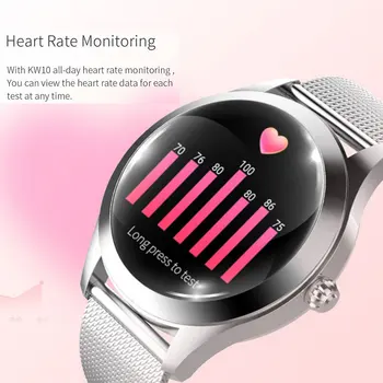 KW10 KW20 Smart Watch Moterų 2018 IP68 Vandeniui Širdies ritmo Monitoringo Bluetooth 