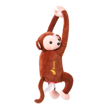 Kūrybinės Animacijos Beždžionė Popierinių Servetėlių Audinių Langelį Namo Automobilių Popieriaus Laikiklį Organizatorius Nešiojamų Lauke Namų Organizatorius Konteinerių Audinių Langelį