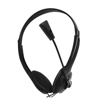 Laidinio Ausinės Stereo Ausinių Triukšmo Panaikinimo ausines Reguliuojamas ausinių Lankelis Su miniphone už Kompiuterio, Nešiojamojo kompiuterio Darbalaukį