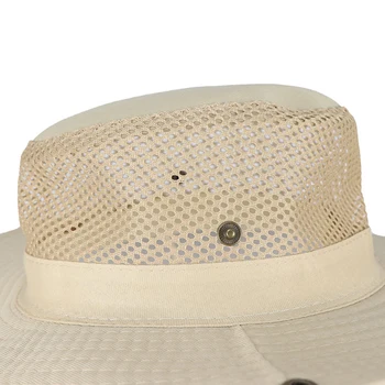 Lauko Žvejybos Skrybėlę Vasarą, Apsauga nuo Saulės, Anti-UV galvos Apdangalai Sunhat Žvejys galvos Apdangalai Kvėpuojantis Kepurės Vyrams
