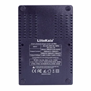 LiitoKala Lii-PD4 Lii-PL4 S1 baterijos Įkroviklio 18650 26650 21700 18350 AA AAA), 3,7 V/3.2 V/1.2 V/1,5 V ličio baterijos NiMH