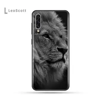 Liūtas, tigras KIETAS Telefono dėklas Samsung Galaxy M10 20 30 40 50 70 71 6S A2 A6 A9 2018 J7 CORE PLUS STAR S10 5G C8