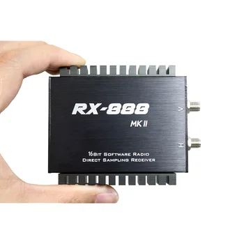 Lusya NAUJAS RX-888 MKII ADC SDR Imtuvas Radijo LTC2208 16 bitų Tiesioginis Mėginius 32Mhz HF UHF VHF R828D RX888 Plius