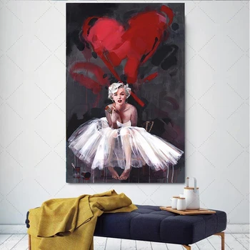 Marilyn Monroe grafiti meno diamond tapyba tapyba diamond siuvinėjimo mozaikos, freskos, nuotraukos naudojamos kambarį namuose decorat