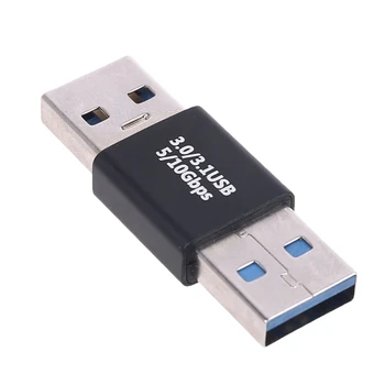 Metalo USB 3.0 Vyrų ir Moterų Serija OTG Adapteris USB 3.0 prie C Tipo Keitiklio Jungtis, PC Kompiuteris, Nešiojamas USB Įkroviklis