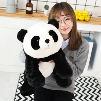 Mielas Kūdikis Didelio Dydžio Panda Bear Pliušinis Iškamša Lėlės, Gyvūnai Žaislas Pagalvę Animacinių Filmų Kawaii Lėlės Vaikų Mergaičių Gimtadienio Dovanos