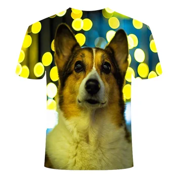 Mielas šuo modelio vyriški marškinėliai vyriški laisvalaikio viršūnes vasaros mados 3DT-Marškinėliai vyriški O-kaklo marškinėliai plius dydis streetwear vyrų drabužiai.