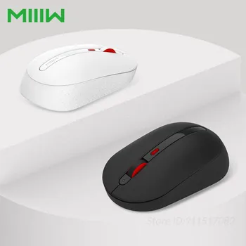 MIIIW Belaidžio Išjungti Pelės 1600DPI Multi-greitis Reguliuojamas DPI USB 2.4 G Silent Wireless Mouse 