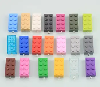 Mini stačiakampio formos Blokai Plastiko Derva Cabochon Su Kablio 