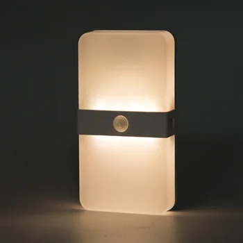 Modernus Sieninis Šviesos diodų (Led) LED Sienos lempos montion jutiklis Patalpų Sieniniai Šviestuvai Led Siena Sconce Lemputė dega Miegamojo Kambarį Laiptų