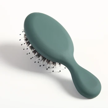 Moterų Plaukų Šepetys Šukos Natūralių Šerno Šerių Anti-static Hairbrush Nešiojamų Galvos Massager Kirpykla Hairbrush Priedai