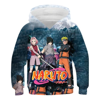Naruto - Hoodie Japonijos Berniukas Anime kakashi Akatsuki Grafinis Palaidinės Sasuke Streetwear Itachi Animacinių filmų Mados Unisex Vyrų Viršūnės