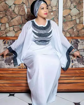 Nauja Afrikos Dashiki Moterų Mados Abaja Stilingas Šifono Audinių Karšto Gręžimo Prarasti Ilga Suknelė Nemokamai Dydis + Viduje