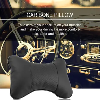 Naujas 4 Spalvų Naujas odos Skylė-kasimo pagalvėlės pagalvę Automobilių Pagalvėlės Prekių Kaklo Auto Saugos Pagalvės karšto pardavimo