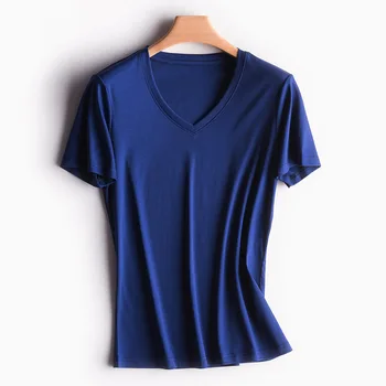Naujas Aukštos kokybės klasikinis atsitiktinis kvėpuojantis vasarą karšta moterų trumpomis Rankovėmis T-Shirt