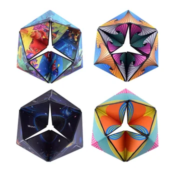 Naujas Infinity Apversti Magic Cube Vaikų, Suaugusiųjų Išskleidimo Žaislas Įspūdį Stresą Įrankis Neribotos Formos Pažinimo Produktas