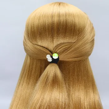 Naujas Mados aksomo scrunchies korėjos gintaro Plaukų virvę, plaukų aksesuarai moterims plaukų ryšius Merginos elastingas plaukų juostos F05-1