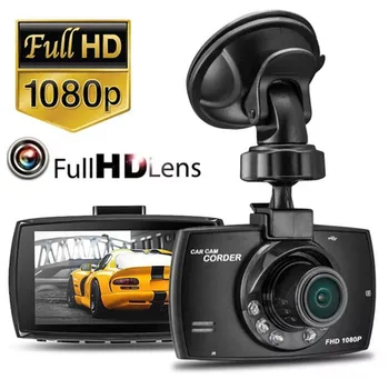 Naujus Full HD 1080P 4/7 colių Automobilių DVR Kamera, Touch Ekranas Skaitmeninis Diktofonas, Dashcam Galinio vaizdo kamera Kamera